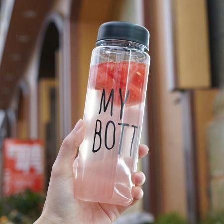 塑料杯男女學生情侶超大容量水杯耐摔簡約運動韓版隨手杯子高顏值